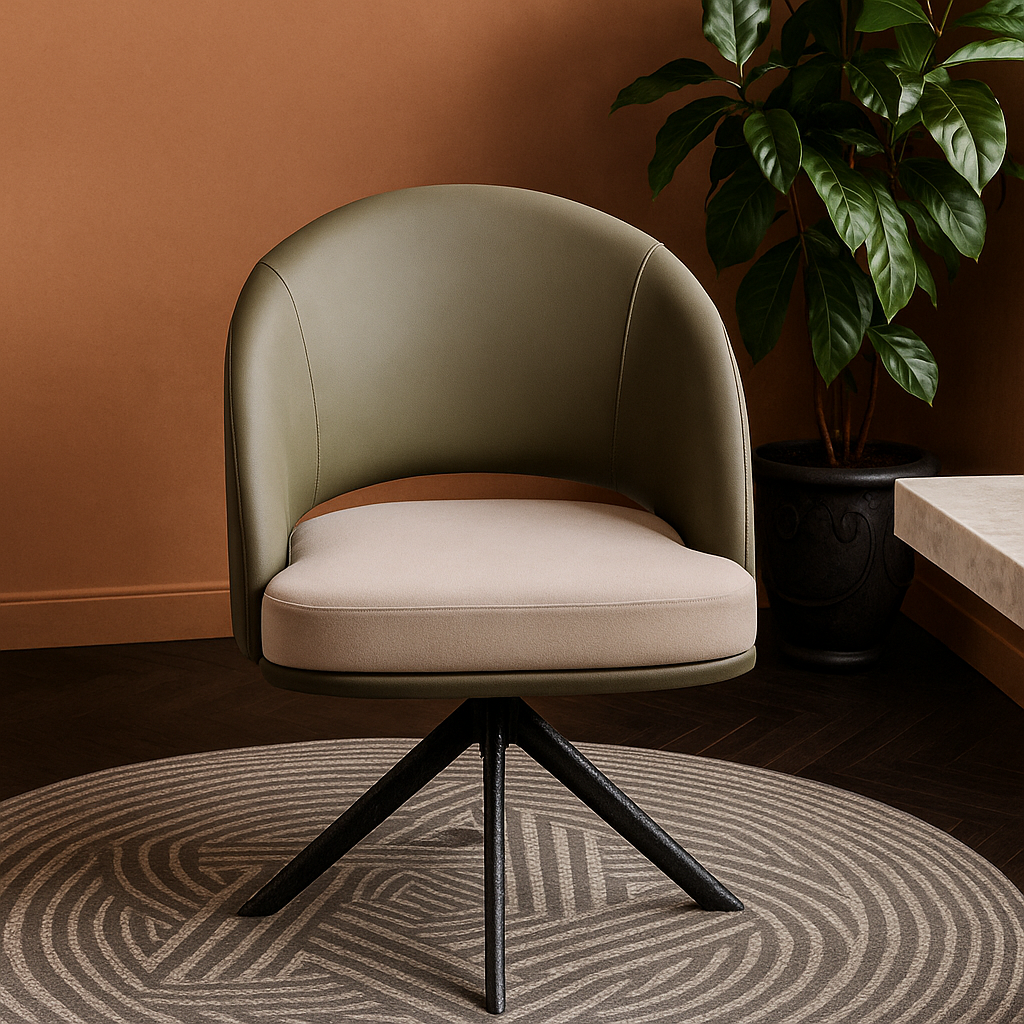 Arvento Curve Accent Chair