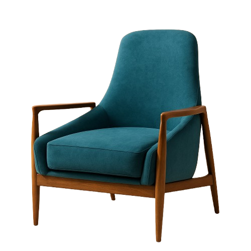 Lennora Mid-Century Lounge Chair