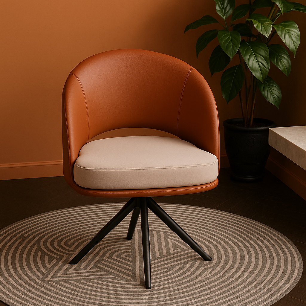 Arvento Curve Accent Chair
