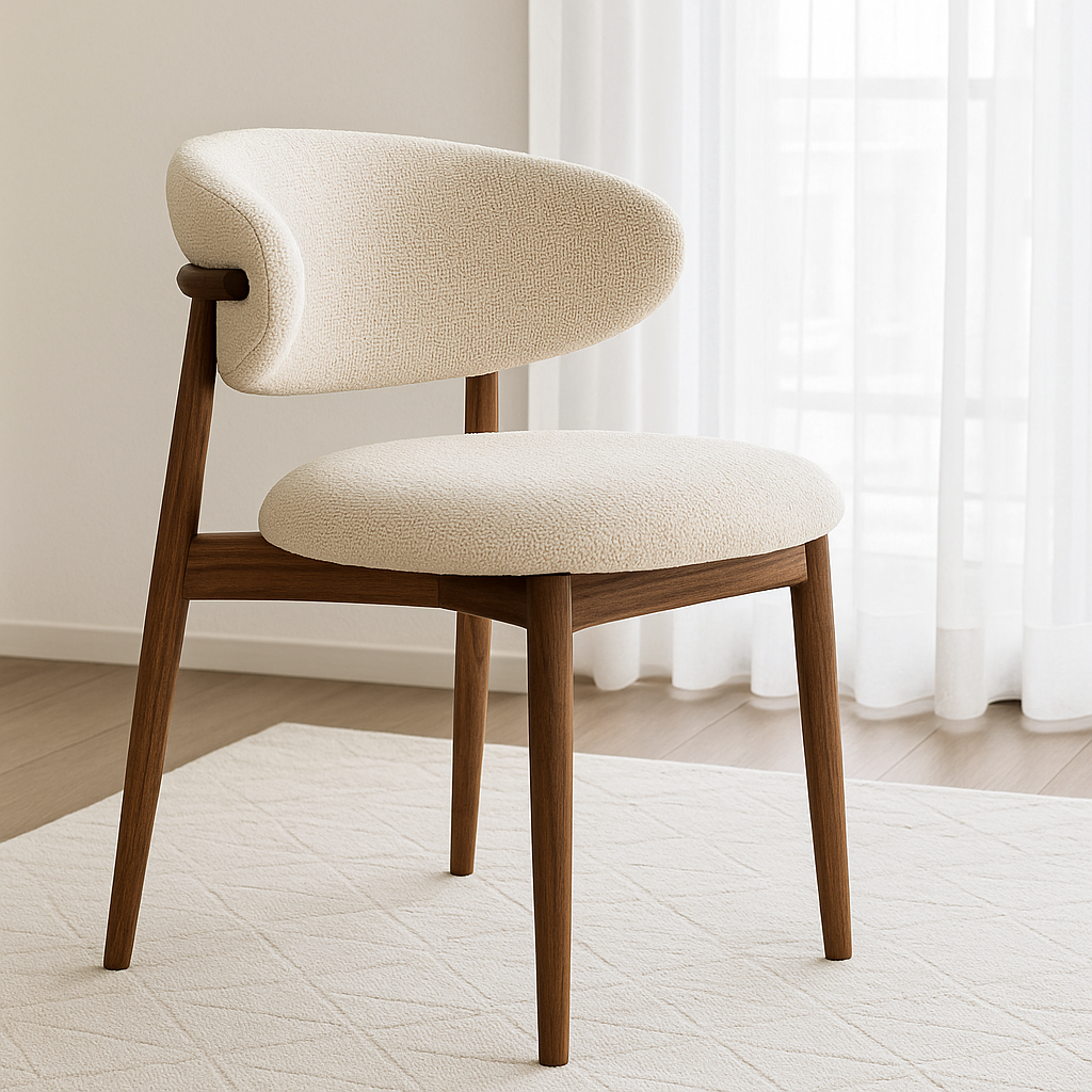 Serene Curve Dining Chair