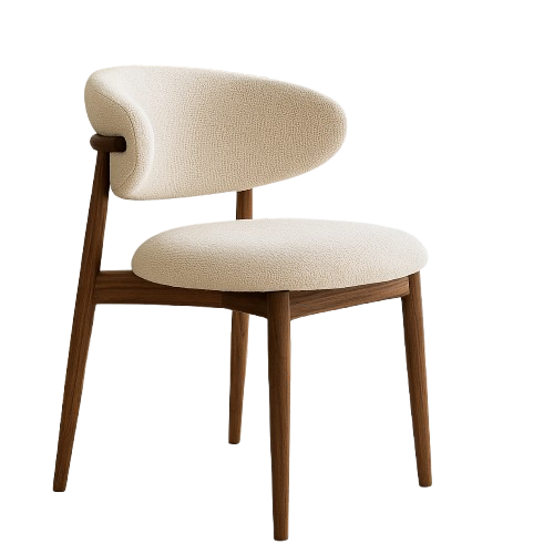 Serene Curve Dining Chair