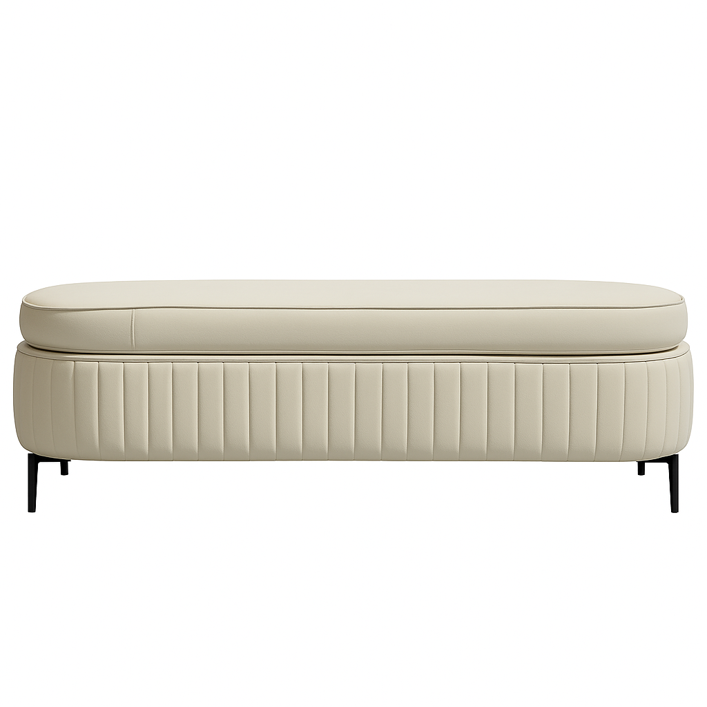 The Serene Oval Bench