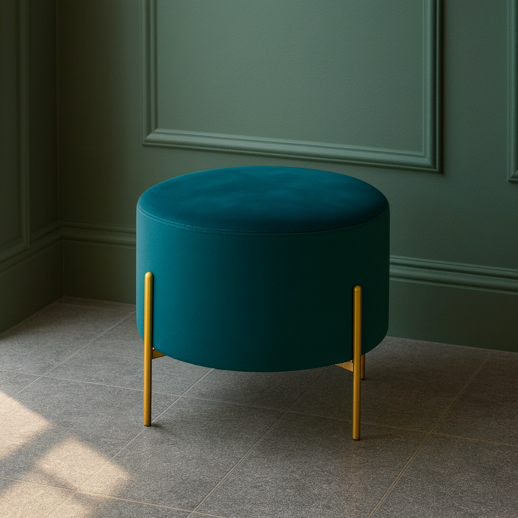 Elano Round Accent Ottoman