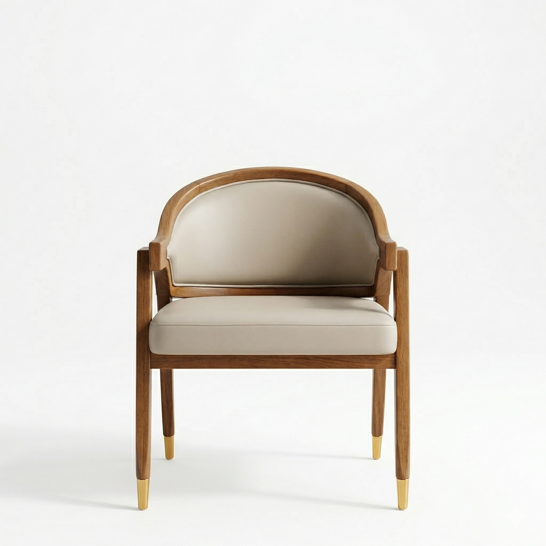 Luxury Wooden Arm Accent Chair