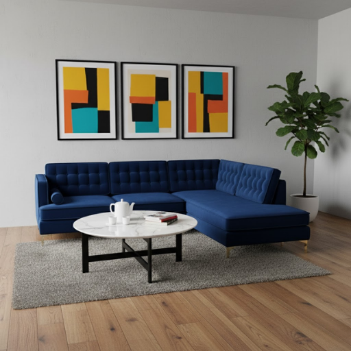 Modern Tufted Luxe Sofa