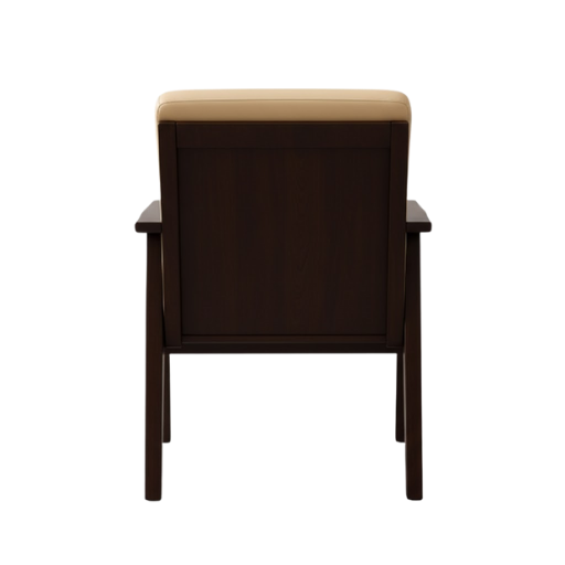 Arvini Contemporary Wood-Arm Chair