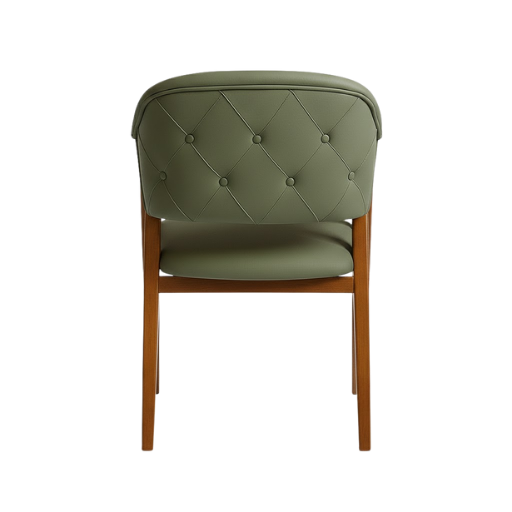 Merlo Modern Curved-Back Chair
