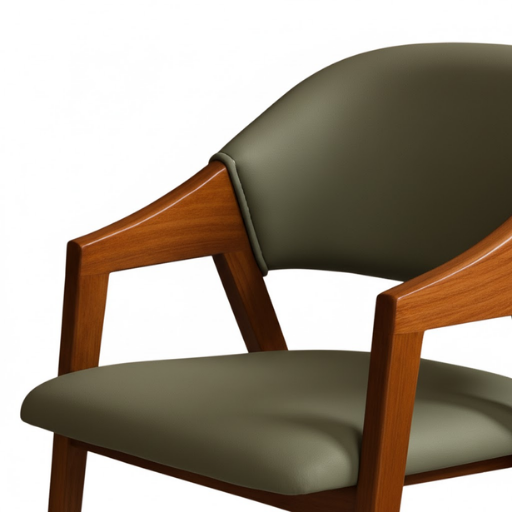 Merlo Modern Curved-Back Chair