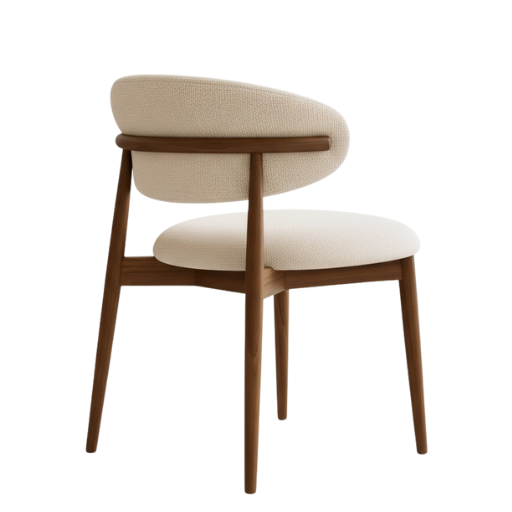 Serene Curve Dining Chair