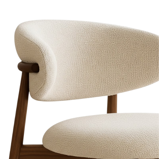 Serene Curve Dining Chair