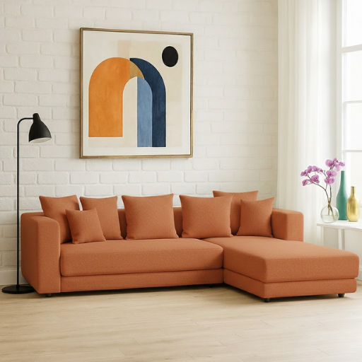 Serene Luxe Chaise Sofa