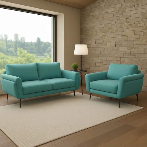 Terra Luxe Soft Blend Sofa & Armchair Set