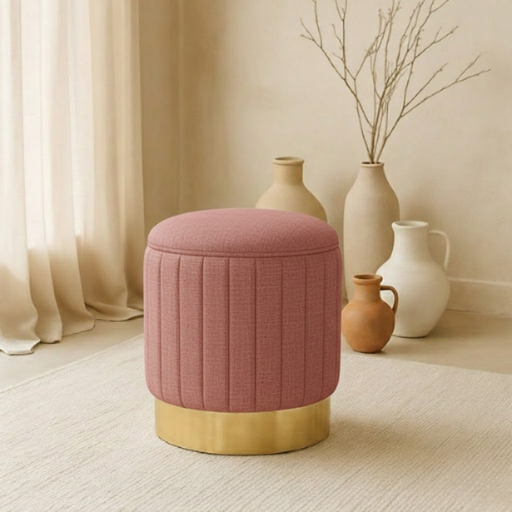 Aurelia Velvet Accent Ottoman