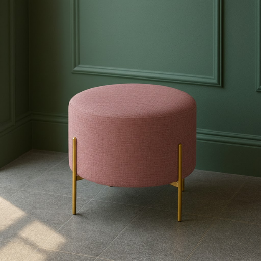 Elano Round Accent Ottoman