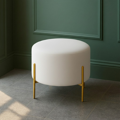Elano Round Accent Ottoman