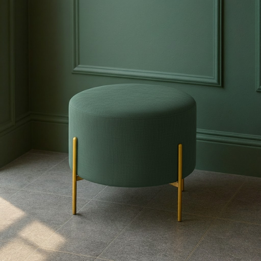 Elano Round Accent Ottoman