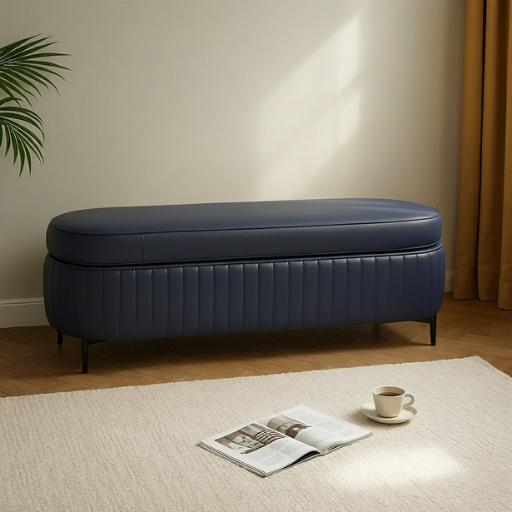 The Serene Oval Bench