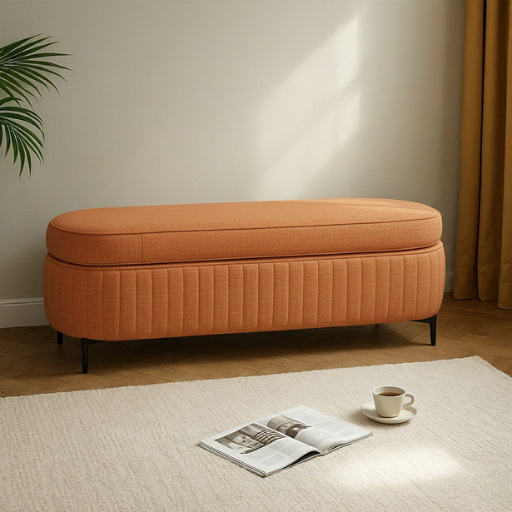 The Serene Oval Bench