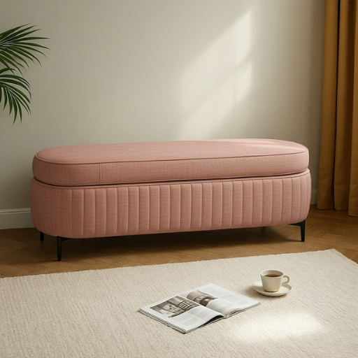 The Serene Oval Bench