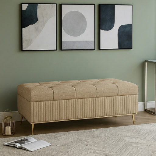 Lyria Tufted Storage Bench