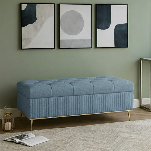 Lyria Tufted Storage Bench