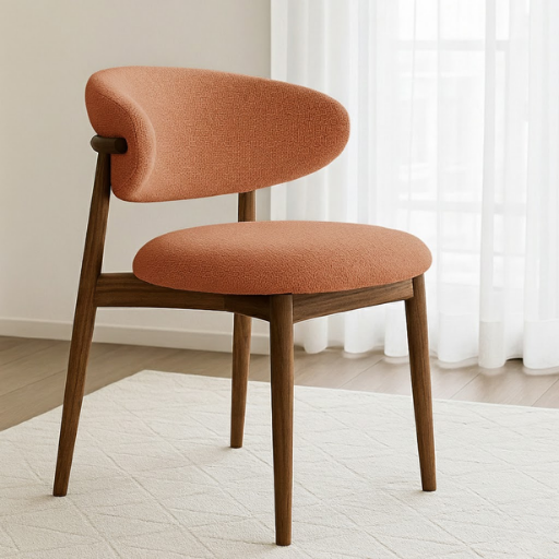 Serene Curve Dining Chair