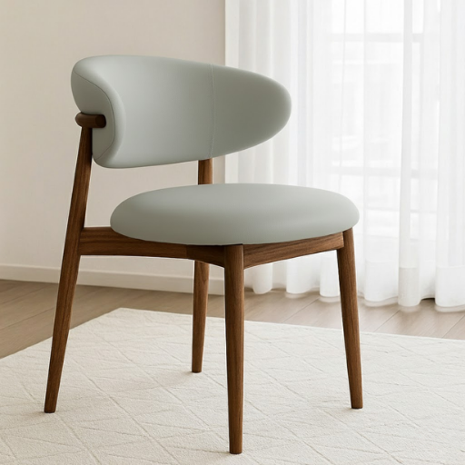 Serene Curve Dining Chair