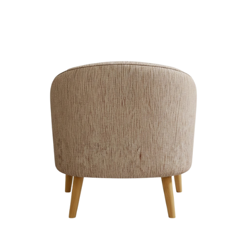 Textured Blush Accent Chair