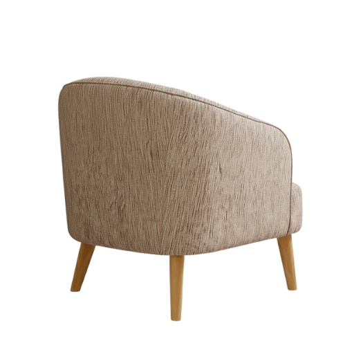 Textured Blush Accent Chair