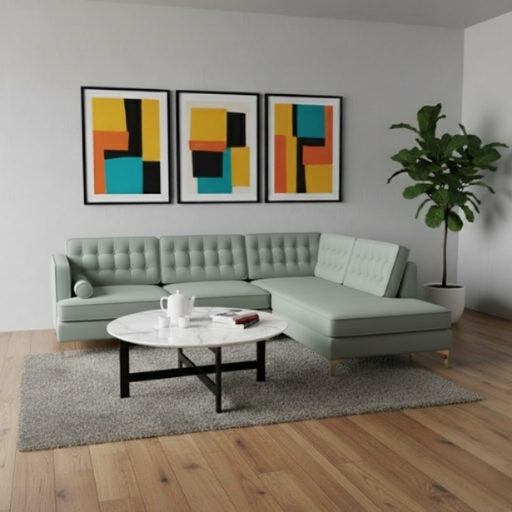Modern Tufted Luxe Sofa