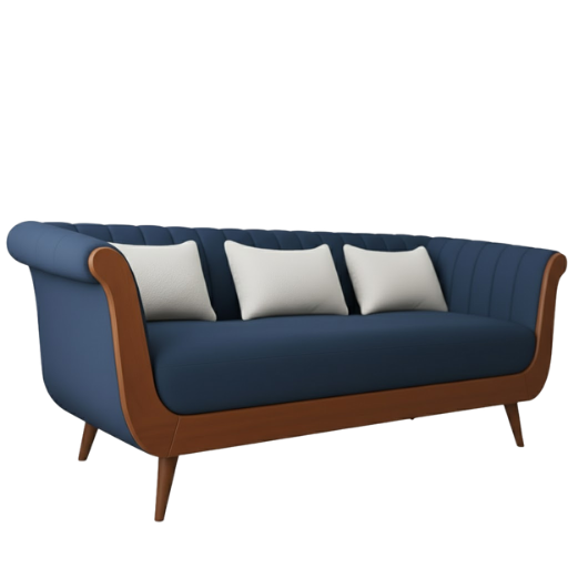 Verona Classic Wood-Frame Sofa