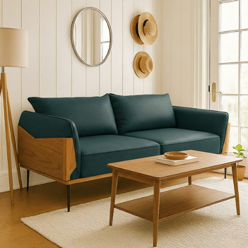 Coastal Breeze Wooden Sofa