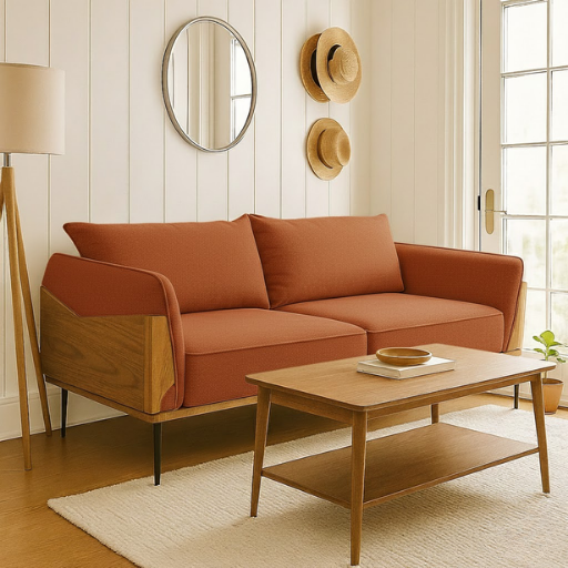 Coastal Breeze Wooden Sofa