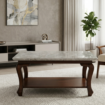 Modern Marble Top Coffee Table