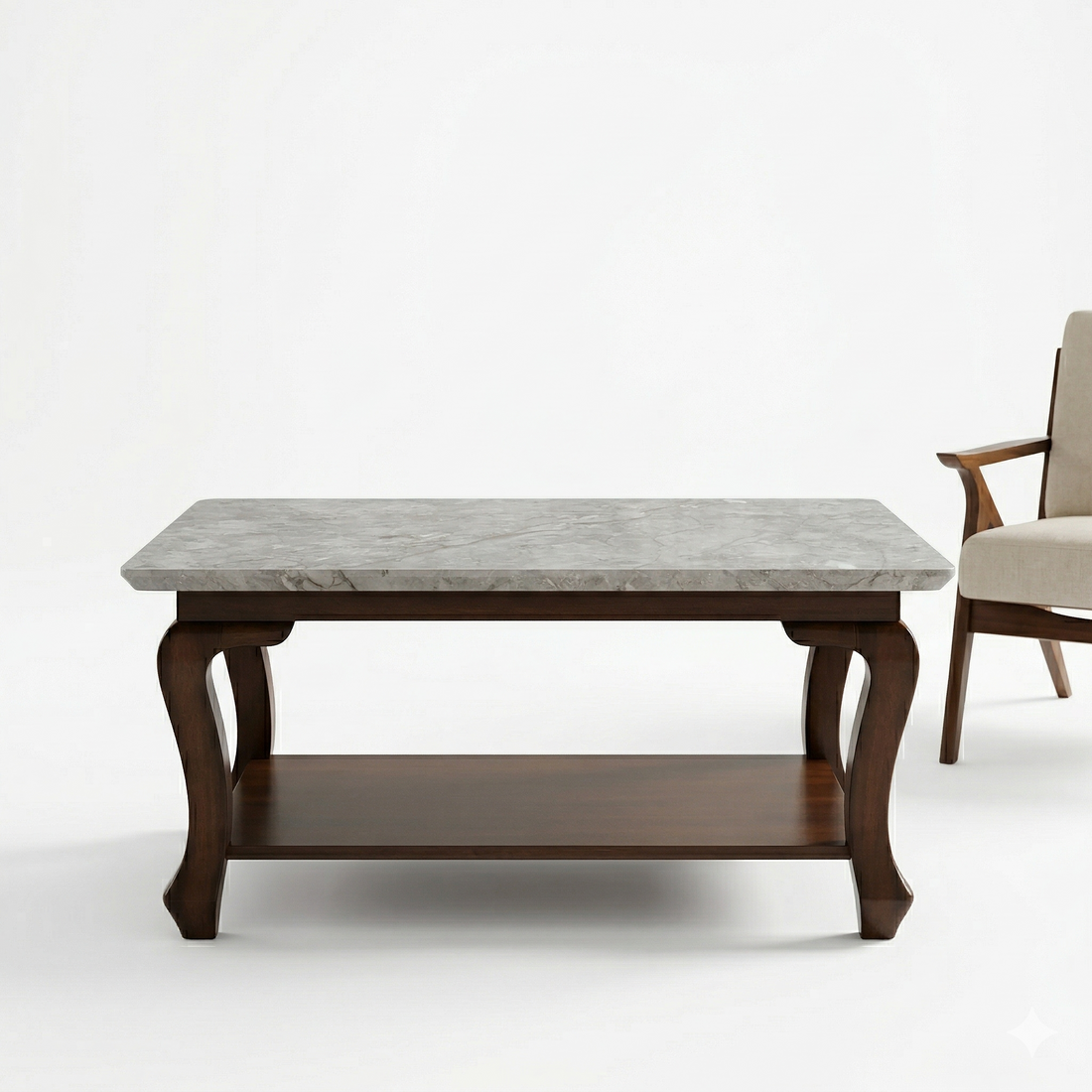 Modern Marble Top Coffee Table