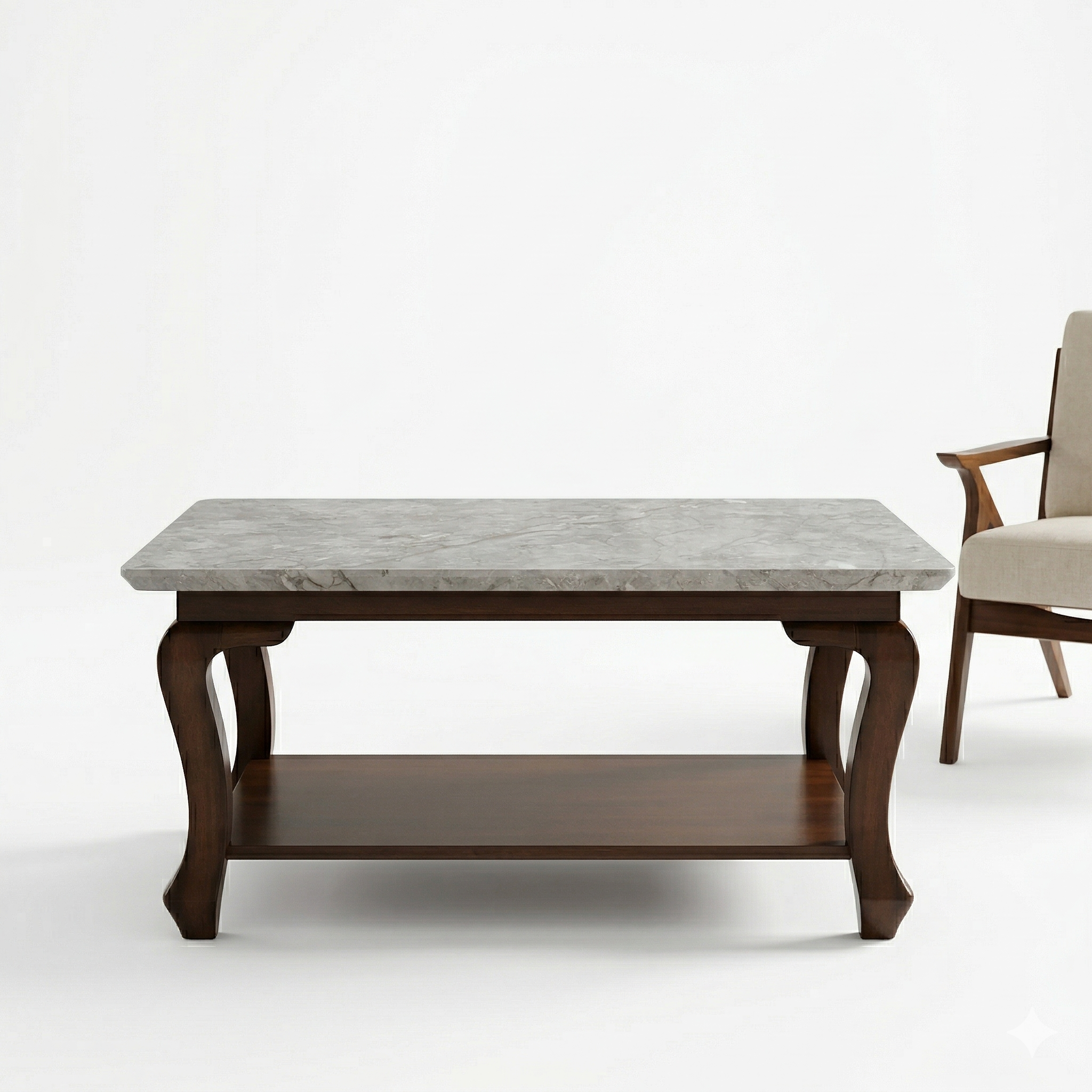 Modern Marble Top Coffee Table
