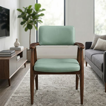 Modern Wooden Arm Dining Chair