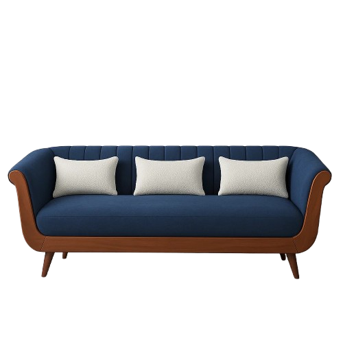 Verona Classic Wood-Frame Sofa